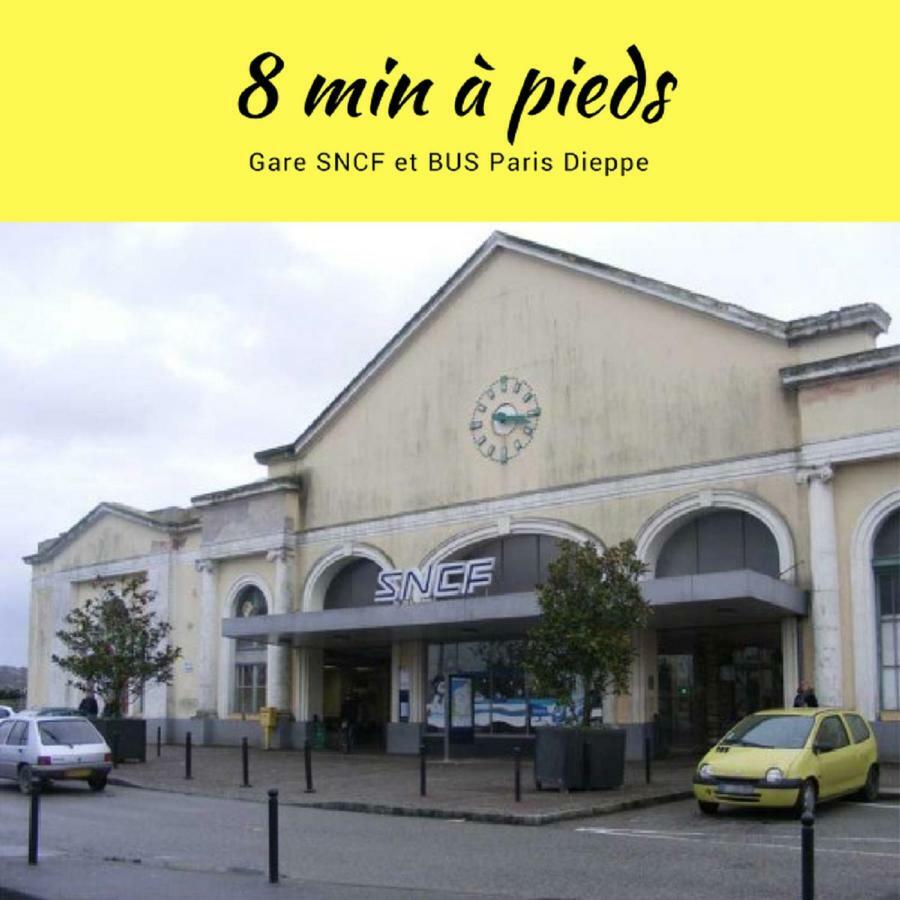L'Etablissement La Plage A 2 Pas, Vous Propose 4 Appartements Neufs, Netflix, Lits Faits A Votre Arrivee, Serviettes De Toilette, Menage, Wifi, En Hyper Centre ,Plage A 100M, Box A Velos, Paiement 3 Fois Sans Frais, Prix Tout Compris Dieppe Zewnętrze zdjęcie